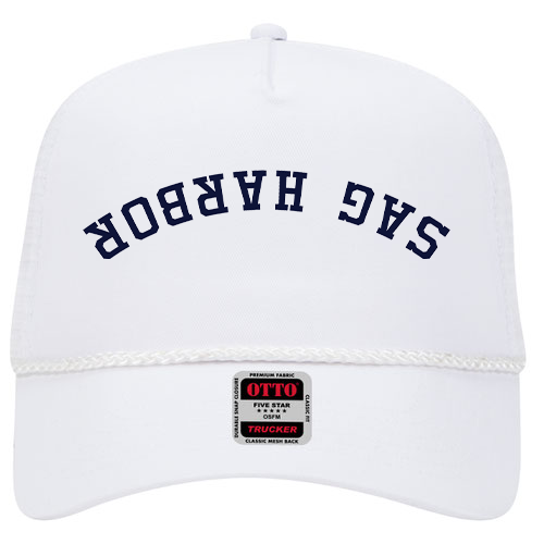 Sag Harbor Trucker Hat (White)