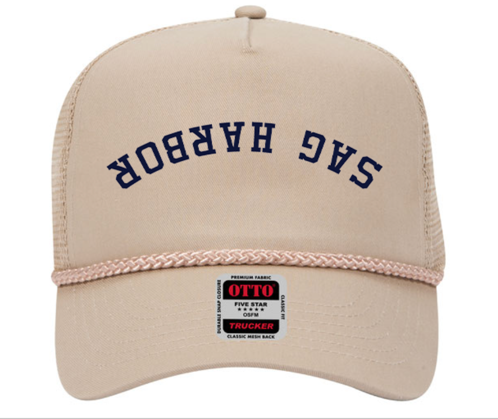 Sag Harbor Trucker Hat (Tan)