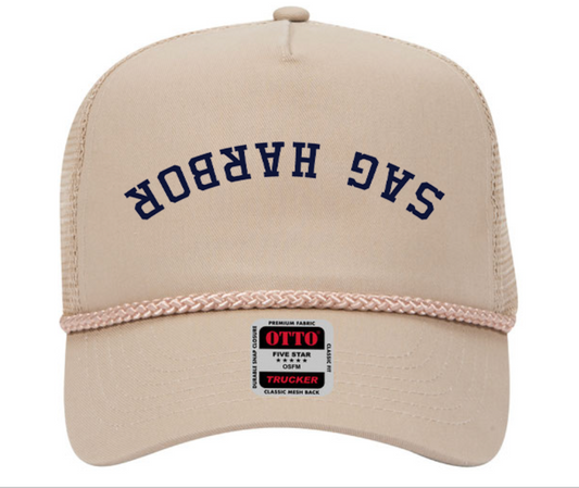 Sag Harbor Trucker Hat (Tan)